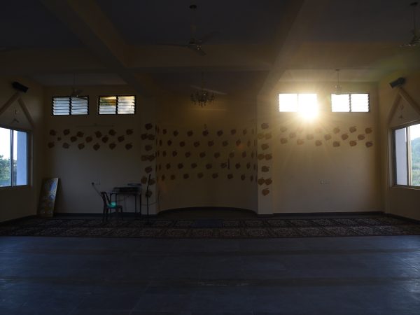 Interior view of mosque at Sukoon